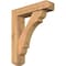 Ekena Millwork Olympic Craftsman Smooth Bracket w/ Offset Brace, Western Red Cedar, 5 1/2"W x 22"D x 26"H BKT0604X22X26OLY04SWR - alternate 1